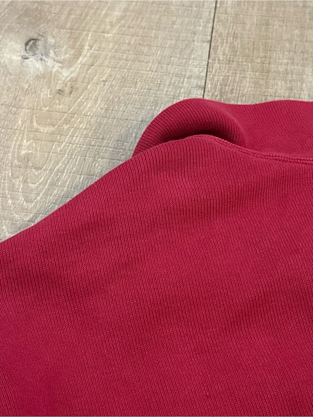 Polo by Ralph Lauren Red Zip-Neck Cotton Top